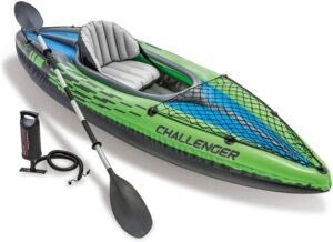 最佳预算皮划艇 Intex Challenger Kayak Inflatable Set with Aluminum Oars