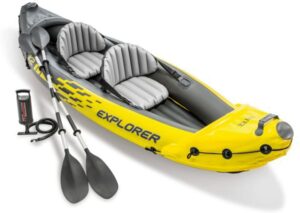最适合初学者使用的双人皮划艇 Intex Explorer K2 Kayak