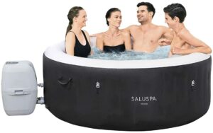 Bestway SaluSpa Miami 充气热水浴缸 Bestway SaluSpa Miami Inflatable Hot Tub, 4-Person AirJet Spa