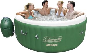适合冬季使用的Coleman 90363E SaluSpa 充气热水浴缸 Coleman 90363E SaluSpa Inflatable Hot Tub Spa
