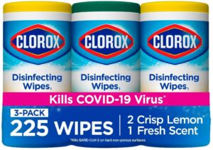 出去玩可以随身带的清洁消毒湿巾 Clorox Disinfecting Wipes Value Pack