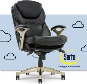 可调节中靠背的人体工学办公椅 Serta Ergonomic Adjustable Mid Back Desk Chair