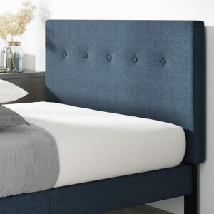 美国床架推荐ZINUS Omkaram Upholstered Platform Bed Frame