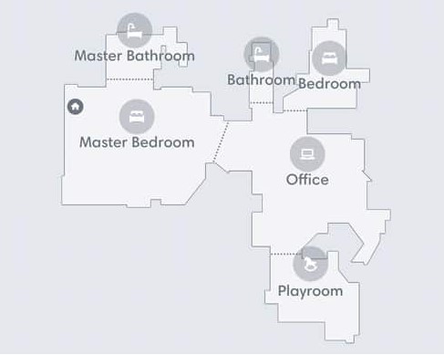 iRobot 应用程序上的智能地图功能