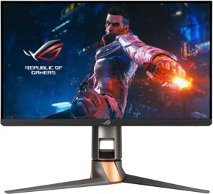 华硕 25寸 ROG Swift PG259QN 游戏显示器 ASUS ROG Swift 360Hz PG259QN 24.5HDR Gaming Monitor, 1080P Full HD, Fast IPS, 1ms, G-SYNC