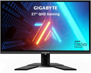 最佳1440P 144HZ游戏显示器GIGABYTE G27Q 27INCH 144Hz 1440P Gaming Monitor