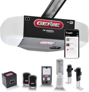 车库门开启器Genie StealthDrive Connect Model 7155-TKV Smartphone-Controlled Ultra-Quiet Strong Belt Drive Garage Door Opener
