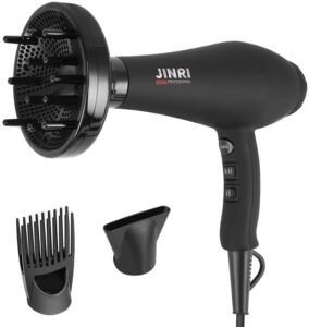 减少卷曲：Jinri Paris Professional 1875 W 沙龙吹风机 Professional Salon Infrared Hair Dryer