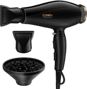 减少毛躁：Confu 专业沙龙吹风机 CONFU Professional Salon Hair Dryer