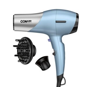 康奈尔吹风机 Conair 1600 Watt Fine Hair Dryer with Ceramic Plus Technology for Fine, Delicate Hair