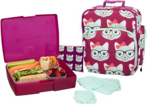 最佳可定制的午餐盒 Bentology Lunch Bag and Box Set 