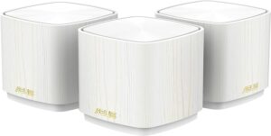 ASUS ZenWiFi AX Mini,Mesh WiFi 6 System (AX1800 XD4 3PK)-Whole Home Coverage Mesh家庭路由器