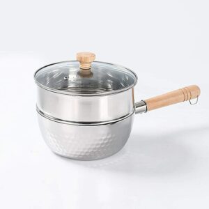 GJG Non Stick Stainless Steel Saucepan Milk Sauce Pan 雪平锅