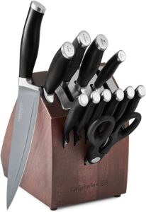 最佳整体刀具套装：Calphalon Contemporary SharpIN Nonstick 13 Piece Cutlery Set