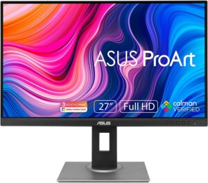 最佳预算 27 英寸显示器：ASUS ProArt Display PA278QV