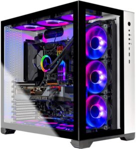 Skytech Prism II 游戏主机 Gaming PC Desktop - AMD Ryzen 7 5800X 3.8GHz, RTX 3090 24GB GDDR6X, 32GB 3600 Trident Z Neo RGB, 1TB Gen4 SSD, 850W Gold, 360mm AIO, AC WiFi, Windows 10 Home 64-bit