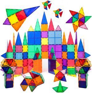 最适合学龄前儿童的 STEM 玩具（3 – 5岁）毕加索瓷砖 100 件套 PicassoTiles 100 Piece Set 100pcs Magnet Building Tiles