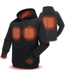 WAROVE 带电池组加热连帽衫