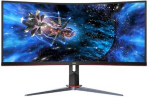 AOC CU34G2x 34 英寸曲面无框沉浸式超宽游戏显示器
