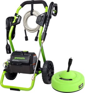 最适合清理露台DECK的高压水枪：Greenworks 2000 Max PSI 