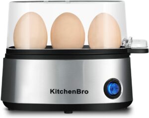 KitchenBro不锈钢电煮蛋器 KitchenBro Egg Cooker 3 Egg Capacity 
