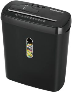 Woolsche SD108P 碎纸机 ：Woolsche 8-Sheet Paper Shredder for Home Office