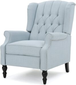 最时尚的阅读椅：GDF Studio Elizabeth Tufted Fabric Recliner