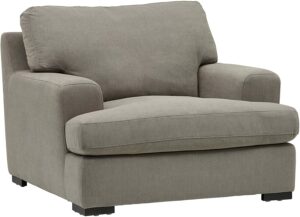 Stone & Beam Lauren 羽绒填充软垫阅读椅 ： Stone & Beam Lauren Down-Filled Oversized Living Room Accent Armchair