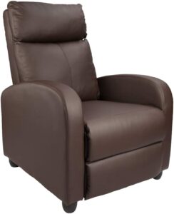 最耐用的阅读椅：Homall Recliner Chair Padded Seat Pu Leather