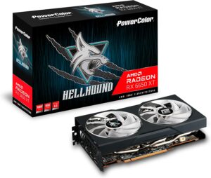 主流性能好，RT弱 ： PowerColor Hellhound AMD Radeon RX 6650 XT Graphics Card