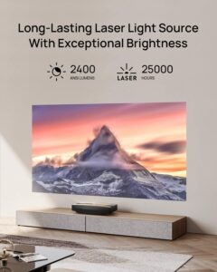 极米Aura 4K UST激光投影机评测